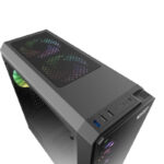 Obudowa komputerowa Darkflash Water Square 5 (czarna) - obrazek 4