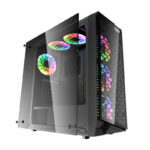 Obudowa komputerowa Darkflash Water Square 5 (czarna) - obrazek 2