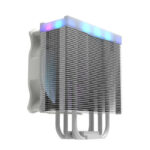 Chłodzenie aktywne do procesora Darkflash Darkair LED (radiator + wentylator 120x120) biały - obrazek 6