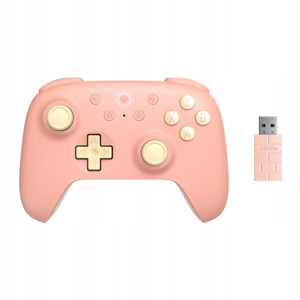 8Bitdo Ultimate 2C Peach Hall Effect 2.4G BT Android PC - obrazek 1